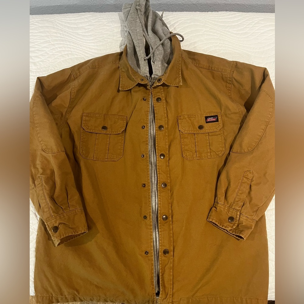 Dickies Duck Canvas Hooded Shirt Jacket